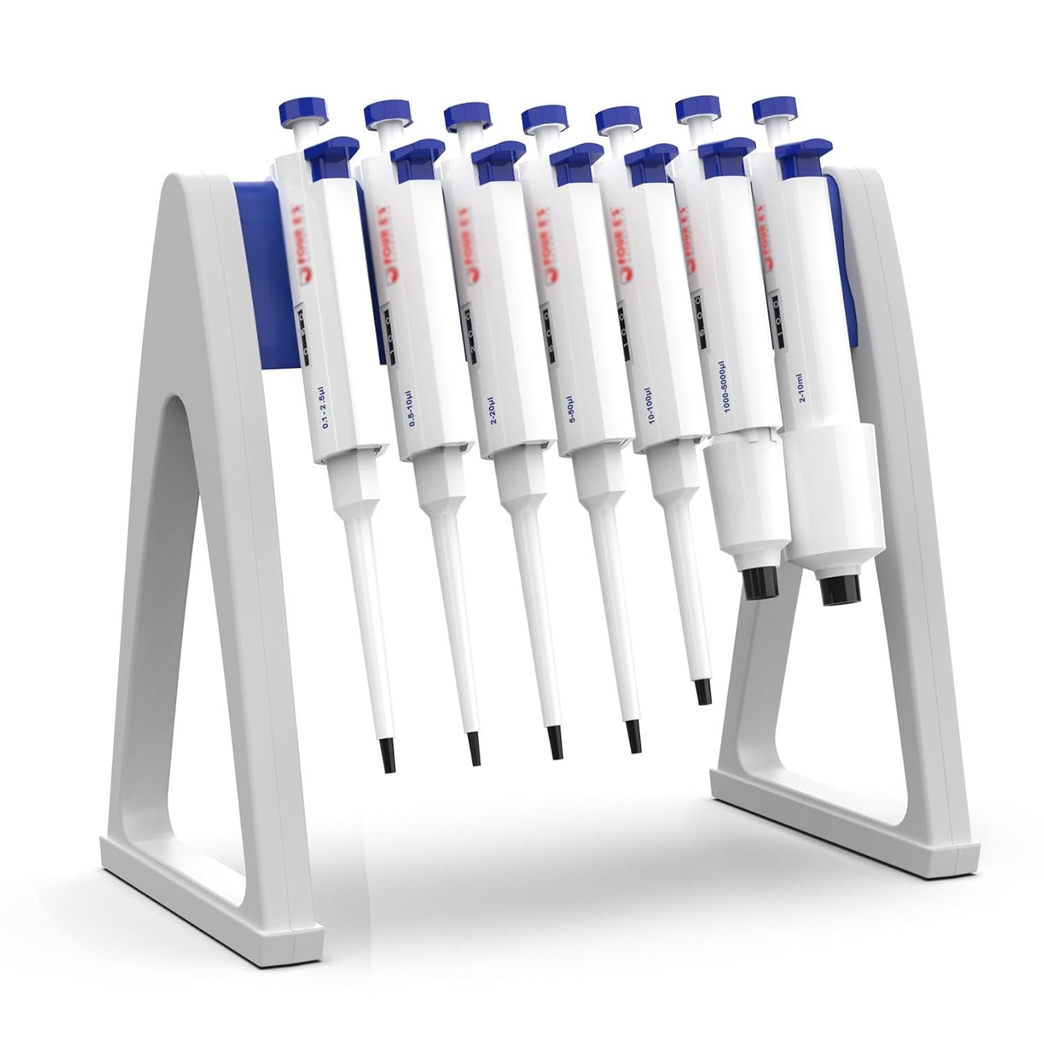 Lab Pipette Holder Stand Rack for Micropipettes Linear Pipettor Support
