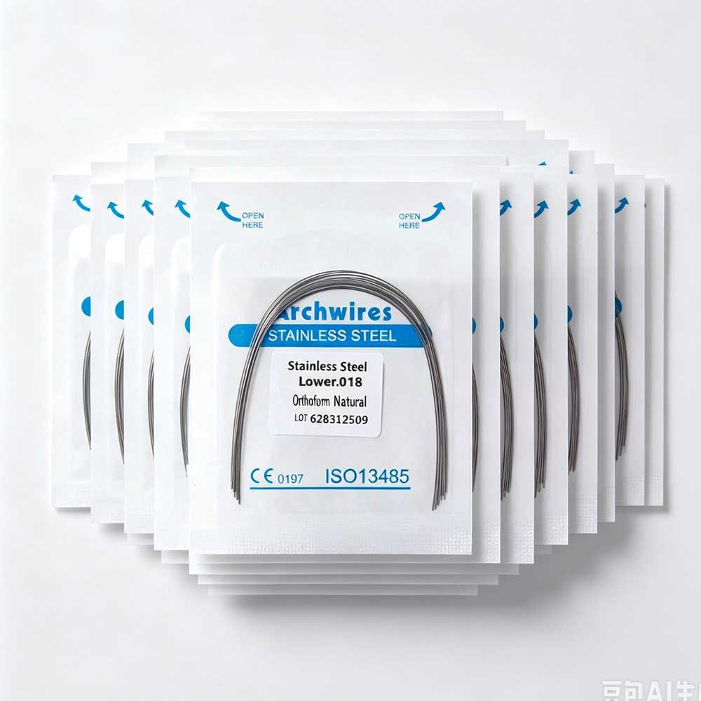 10pcs/pack Dental Orthodontic Arch wire Stainless Steel S.S Round Natural Form
