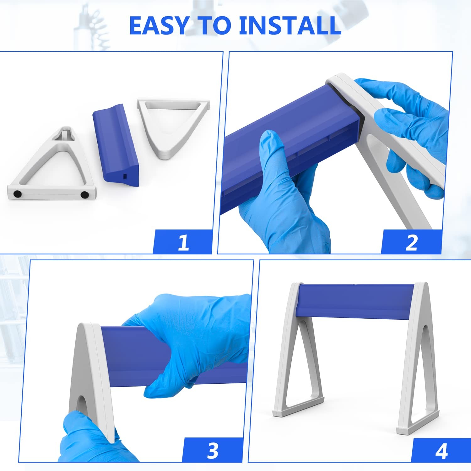 Lab Pipette Holder Stand Rack for Micropipettes Linear Pipettor Support