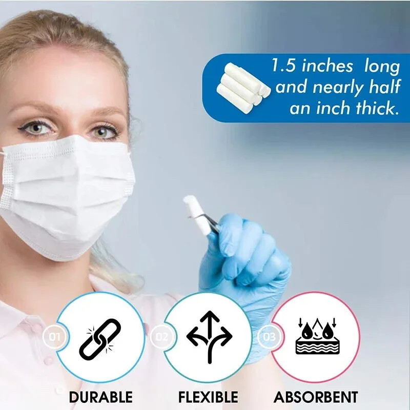 Dental Cotton Rolls Highly Absorbent Cotton Rolls Non- Cotton Rolls Disposable
