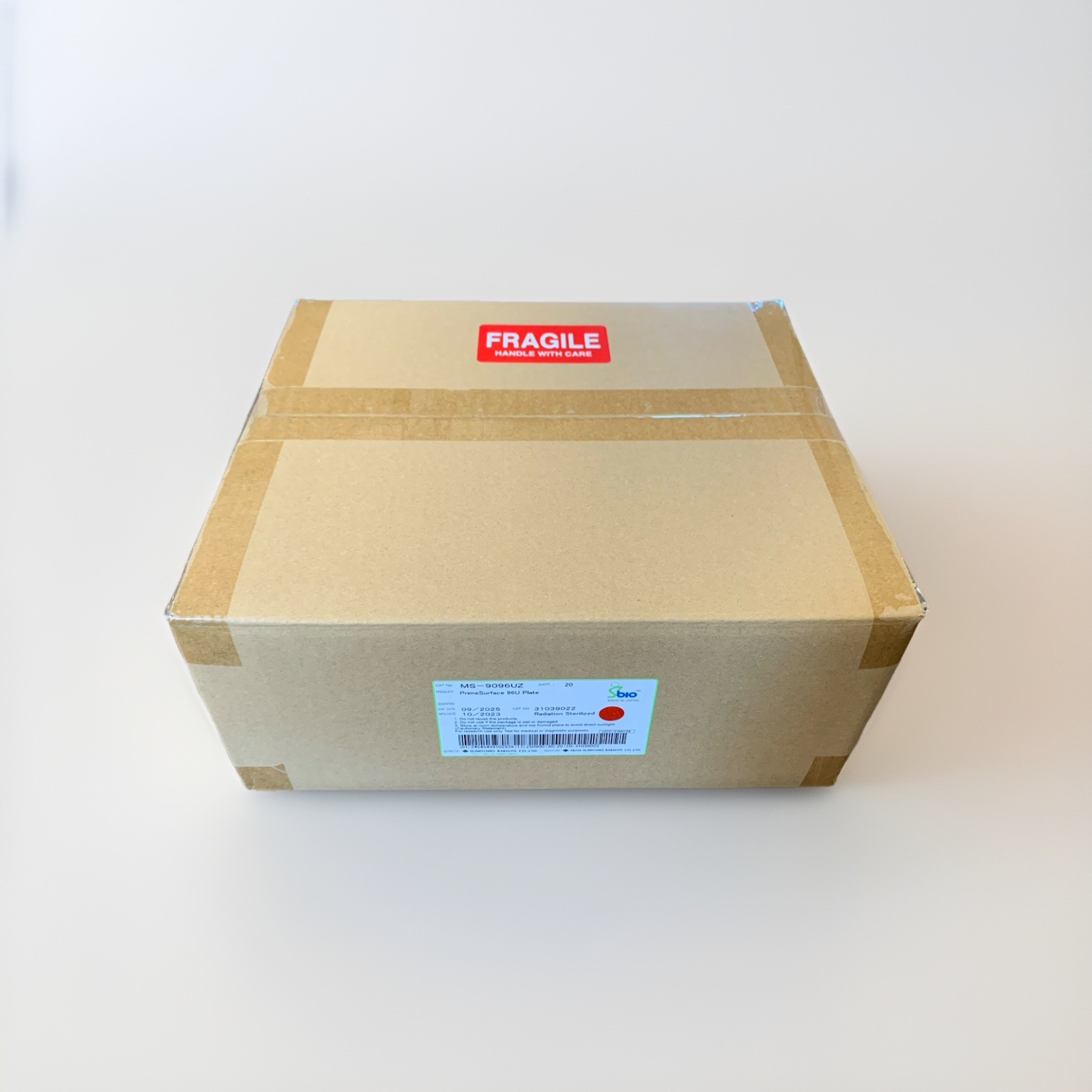 Sbio PrimeSurface 96U Plate MS-9096UZ Polystyrene Radiation Sterilized