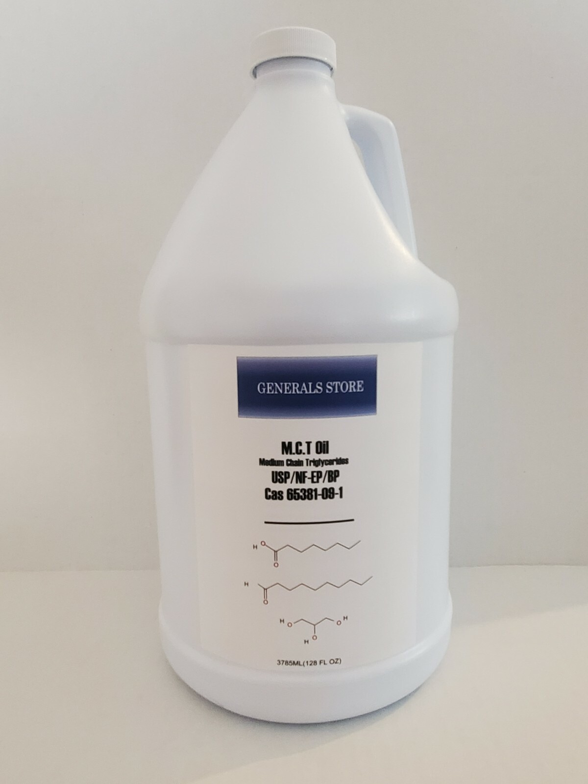 MCT Oil, Unflavored, 128 fl oz (3785 ml)
