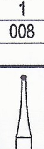 RA1 Premium Carbide Round RA Latch Bur 6 Blades 10pk
