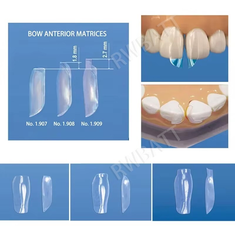 Dental Clear Matrix TOR VM Anterior Matrices Bow BT Matrices Fits Bioclear L/M/S