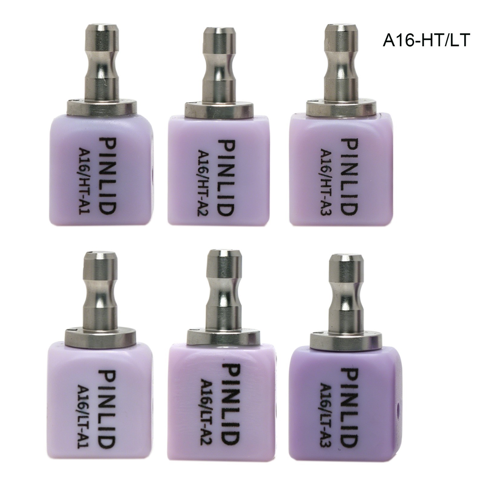 A16 Emax Cerec CAD Blocks Lithium Disilicate Glass Ceramics LT HT A1 A2 A3 4Pcs
