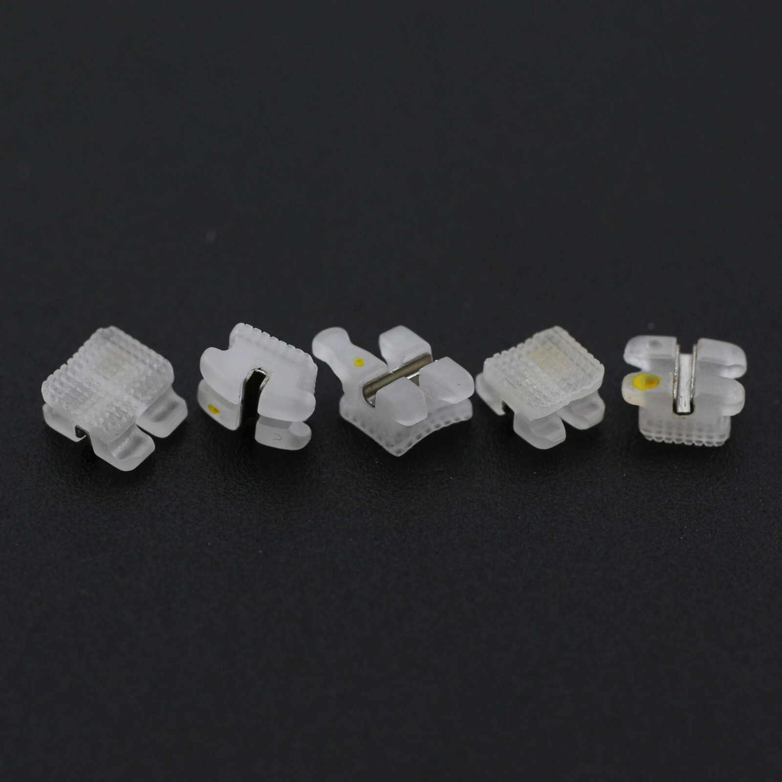 Orthodontic Bracket Ceramic Metal Slot Aesthetic Braces Roth 018 022 3M Clarity