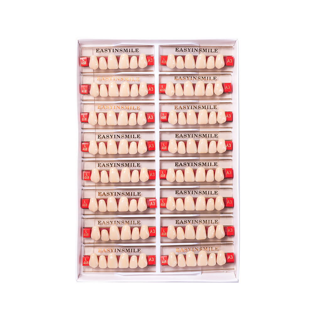84/96 Dental Synthetic Resin Teeth Full Set /Anterior /Posterior Shade A1/A2/A3