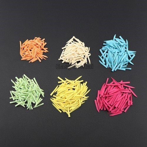 100 Pcs/Box Dental Fixing Wooden Wedges Disposable Contoured Matrices Wedge 11mm