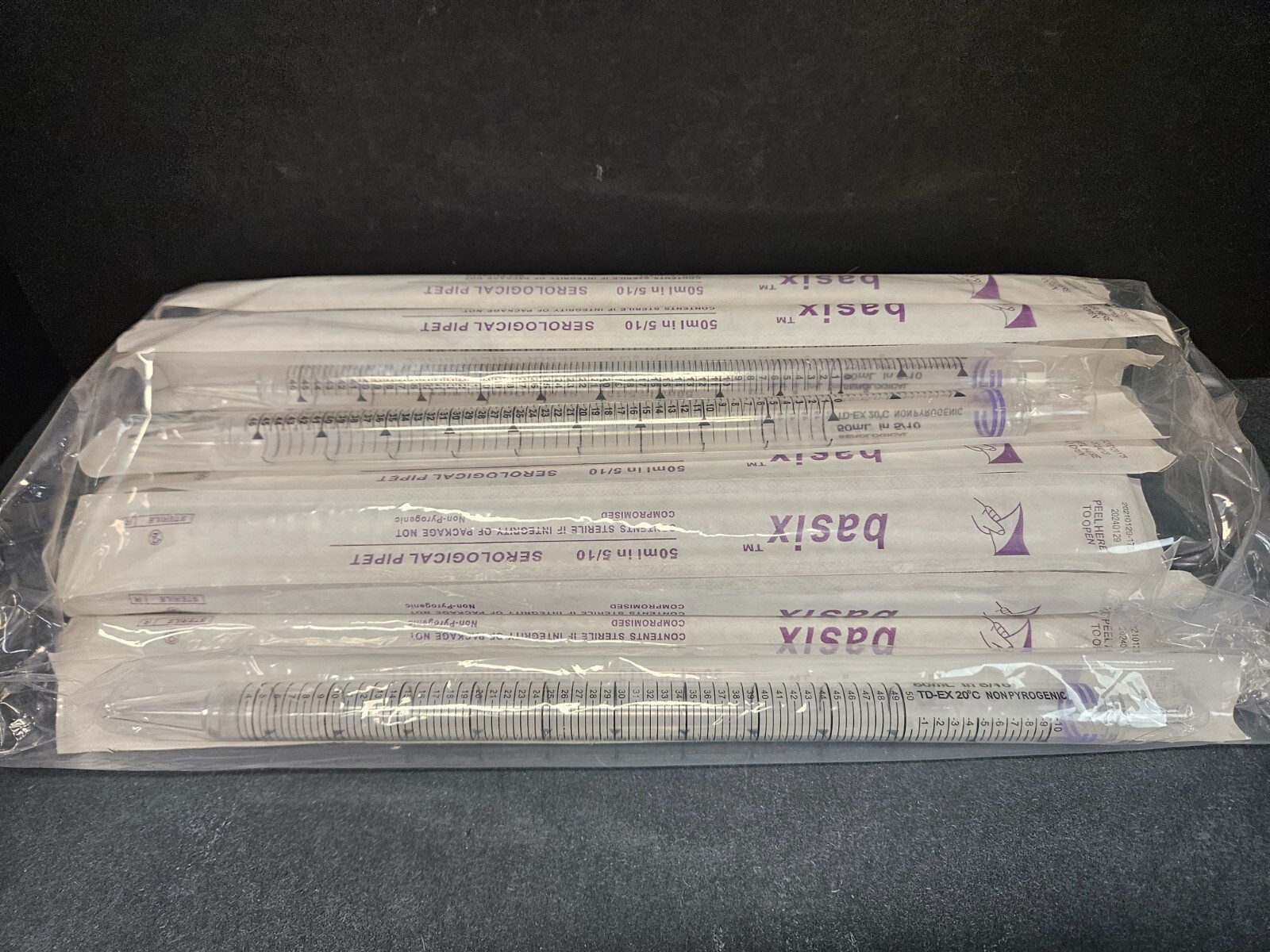 Fisher Scientific Serological Pipet 50 ml PS Case of 100 Pipettes