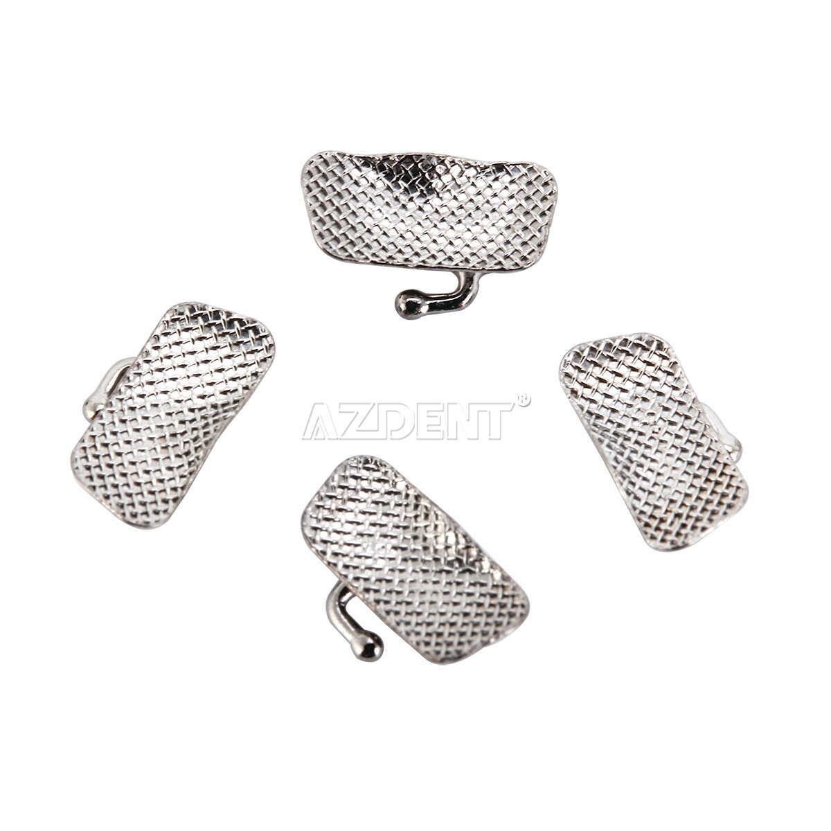 AZDENT 40pcs Orthodontic Buccal Tube 1st Molar Roth.022 Bondable Non-Conv 10kits