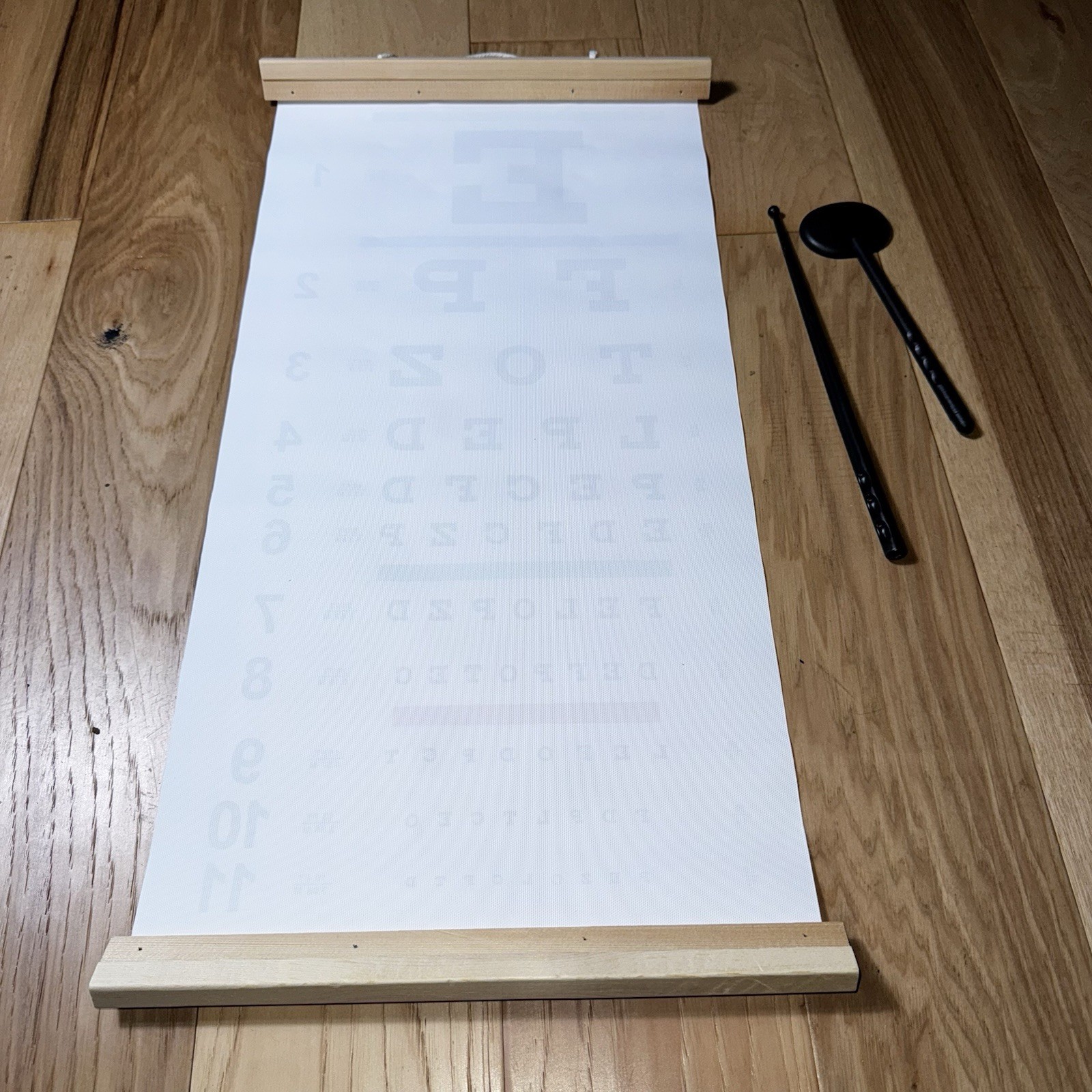 Snellen Eye Exam Chart Wall Hanging Vision Test Chart 2 Pointers Home Classroom