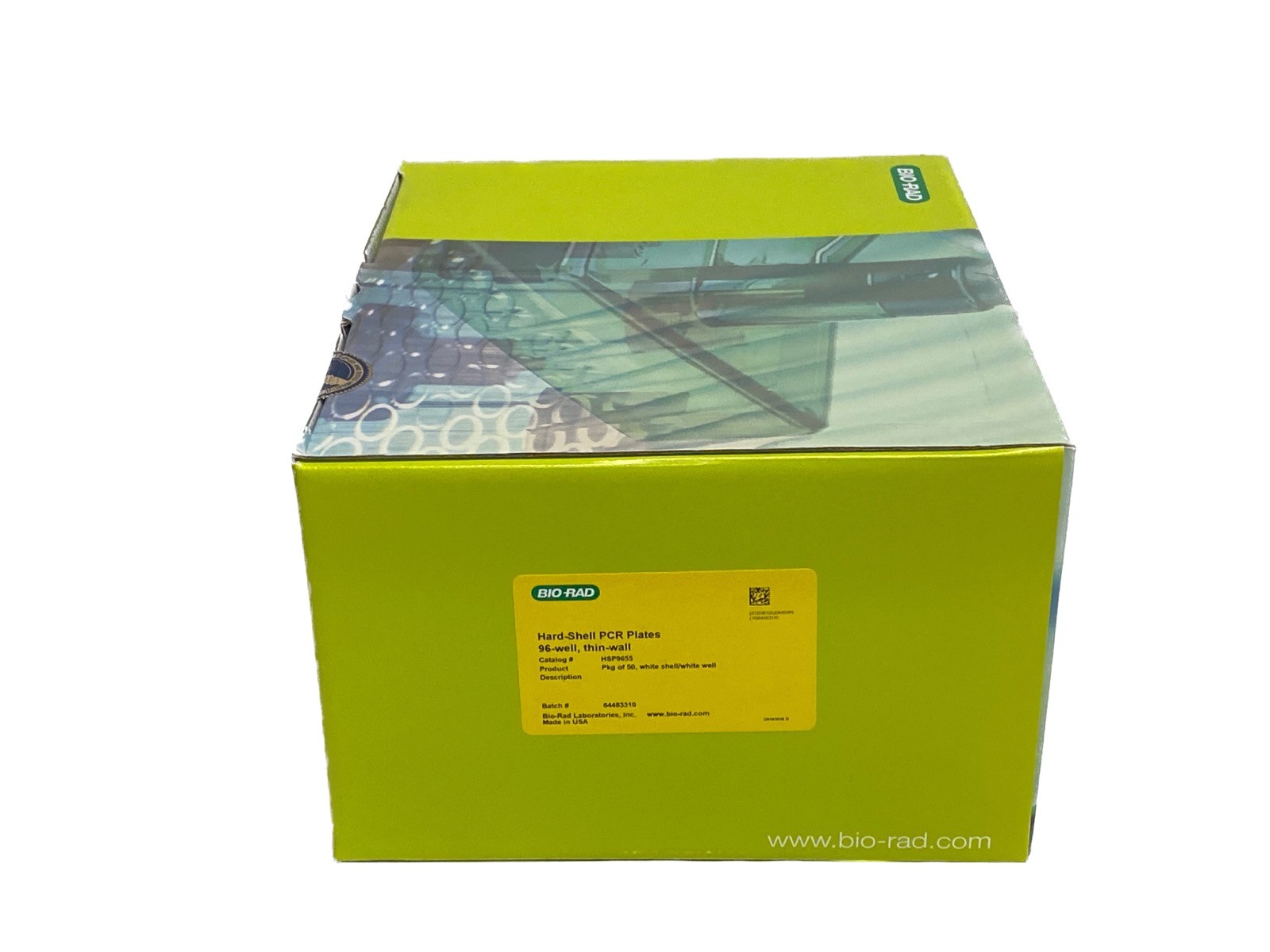 (50/Pk) BIO-RAD 96-Well Thin Wall Hard-Shell PCR Culture Plates White HSP9655