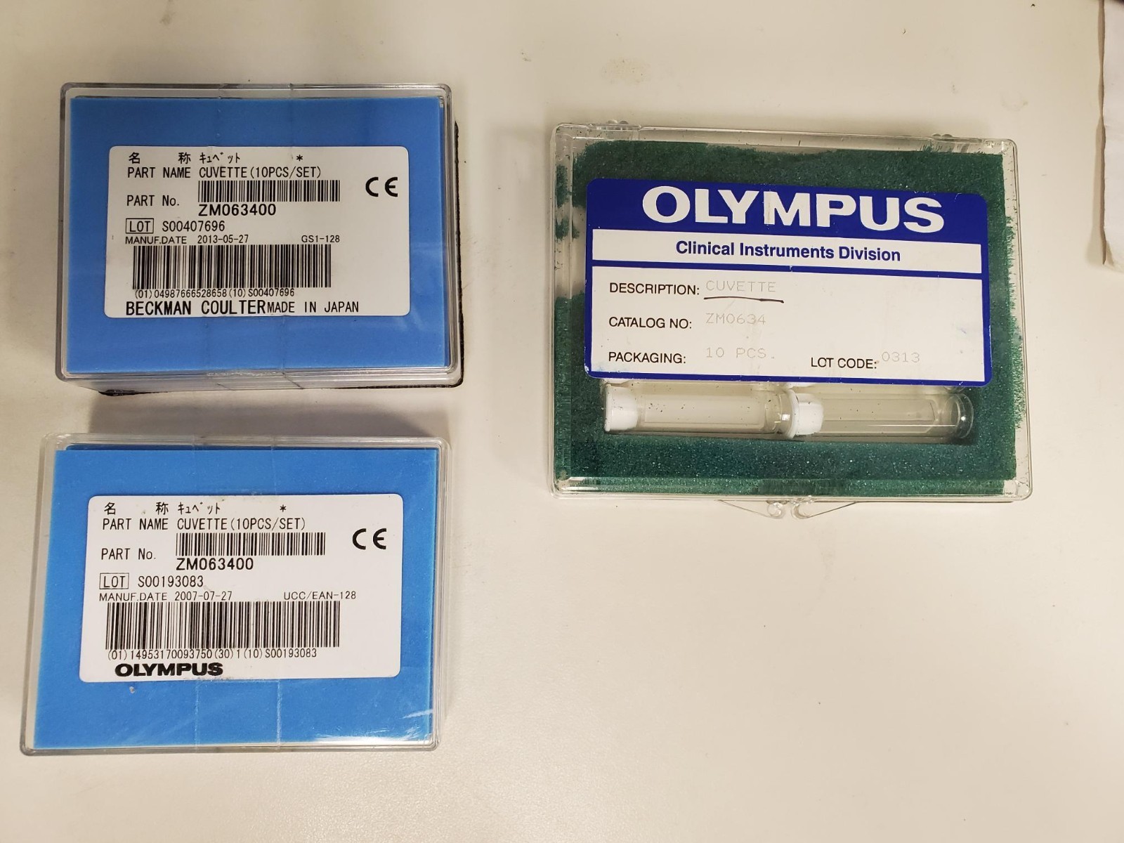 ZM063400 Beckman Coulter (10pk) Cuvettes, AU400 AU640 AU680 AU2700 AU5400