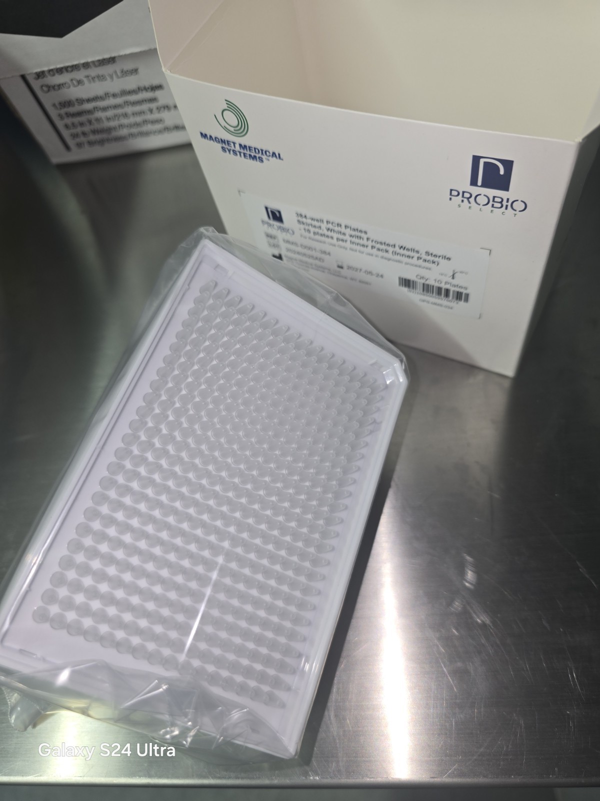Lot of 9 Boxes Probio Select 384-Well Sterile PCR Plates – 90 Total Plates – Lab