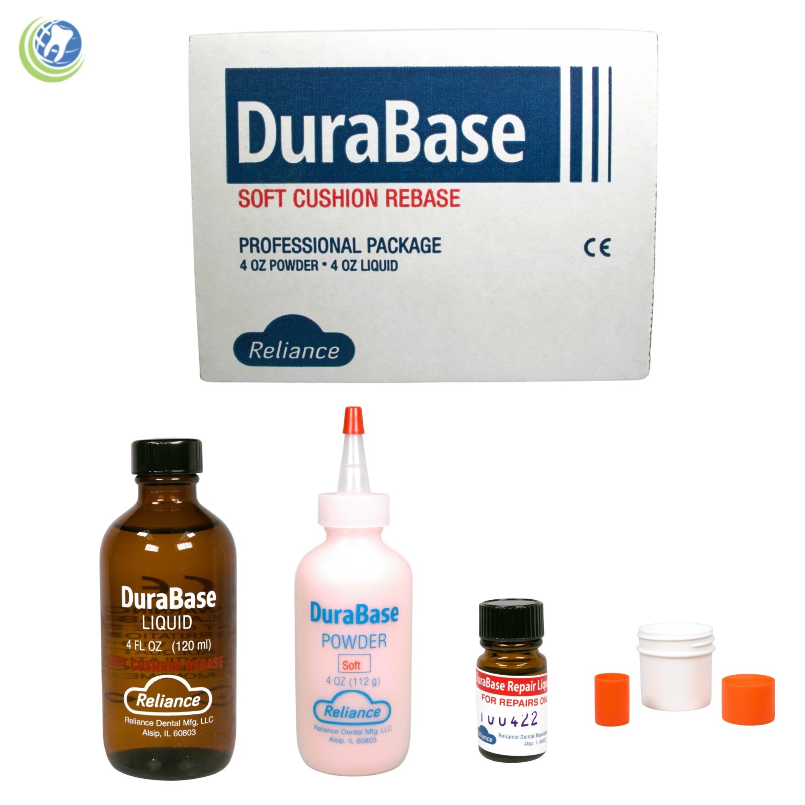 Dental Denture Soft Chairside Reline Tissue Conditioner Acrylic Rebase Repair