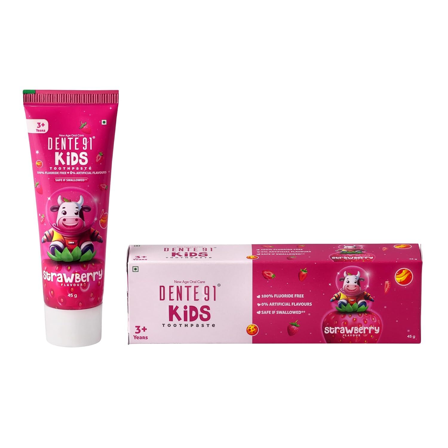 Kids Toothpaste, Protects against dental caries & Hypersensitivity, 45g, Dente91