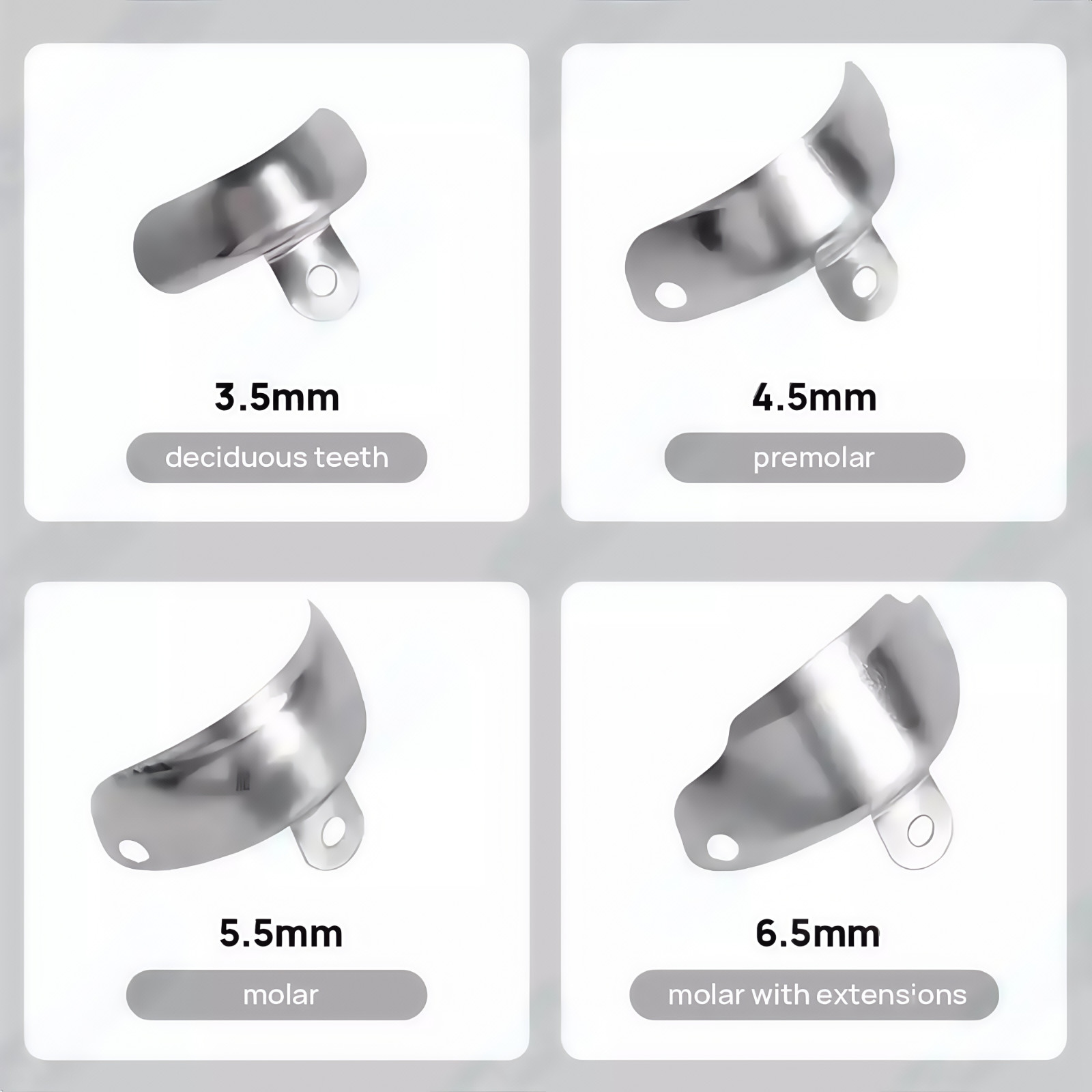 Dental Matrix Bands Ring Sectional Matrice Clamp Fit Garrison Palodent V3 System