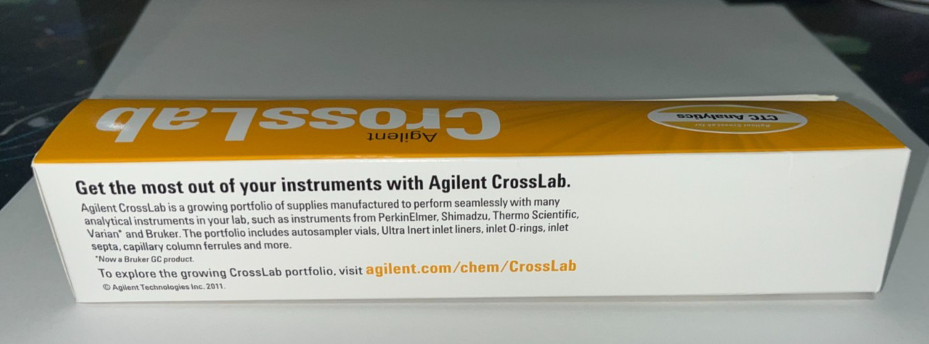 New Agilent 2.5 mL Autosampler Syringe 8010-0265 PTFE PAL3 23 G 65 mm Lot 2