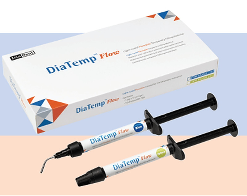 DiaTemp Flow Light Cured Flowable Temporary Restorative Material by DiaDent