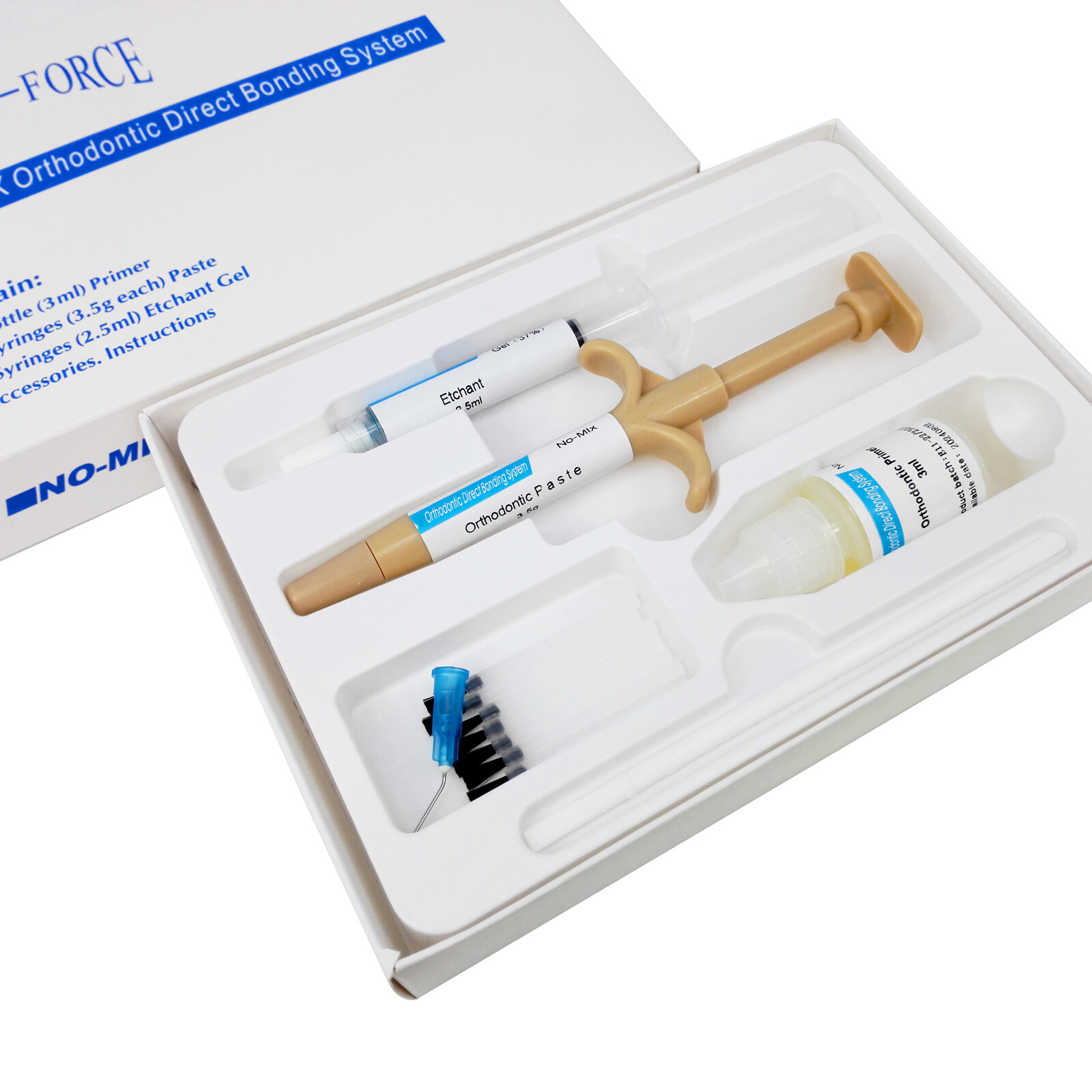 Dental Orthodontic Direct Paste Adhesive Bonding Self Cure Composite Resin Kit