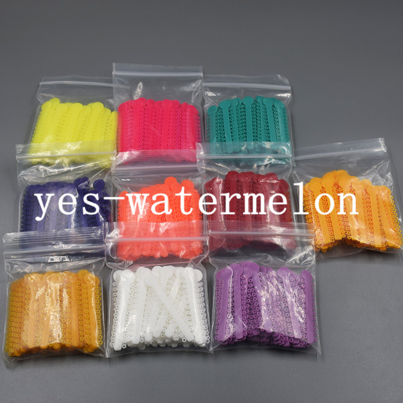 1040/ Dental Ortho Elastomeric Ligature Tie Elastics Rubber Bands Brace O-Ring