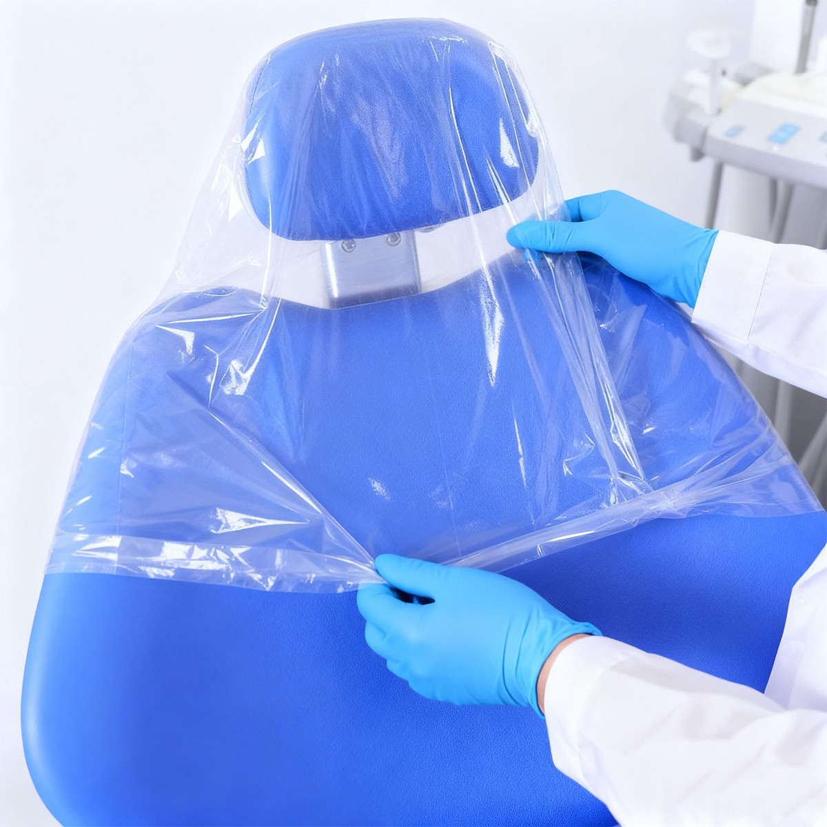 225S Dental Unit Chair Sleeves Cover Half Disposable Protective Soft 27.5″ x 24″