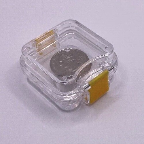 20 Pack, Denture False Teeth Membrane Case Container Hinged Display Box Jewelry