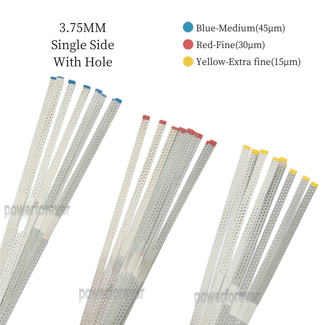 Dental Saw Diamond Polishing Finishing Strips Orthodontic IPR Strip Fine Medium