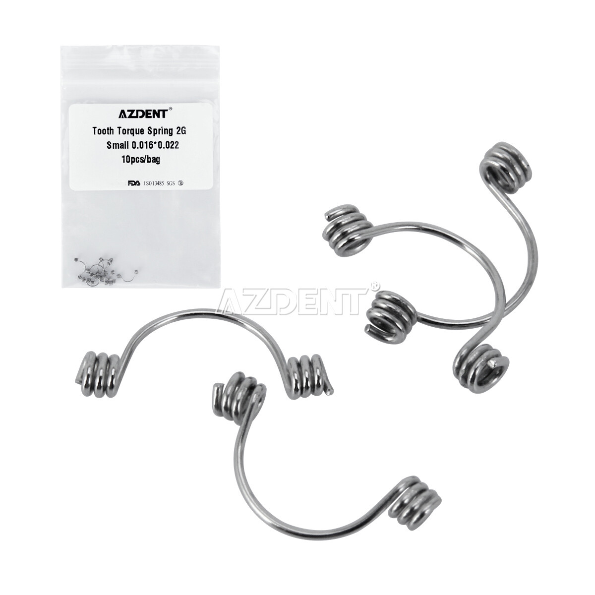 Dental Orthodontic Anterior Teeth Tooth Torque Rectangular Springs 10Pcs/Bag