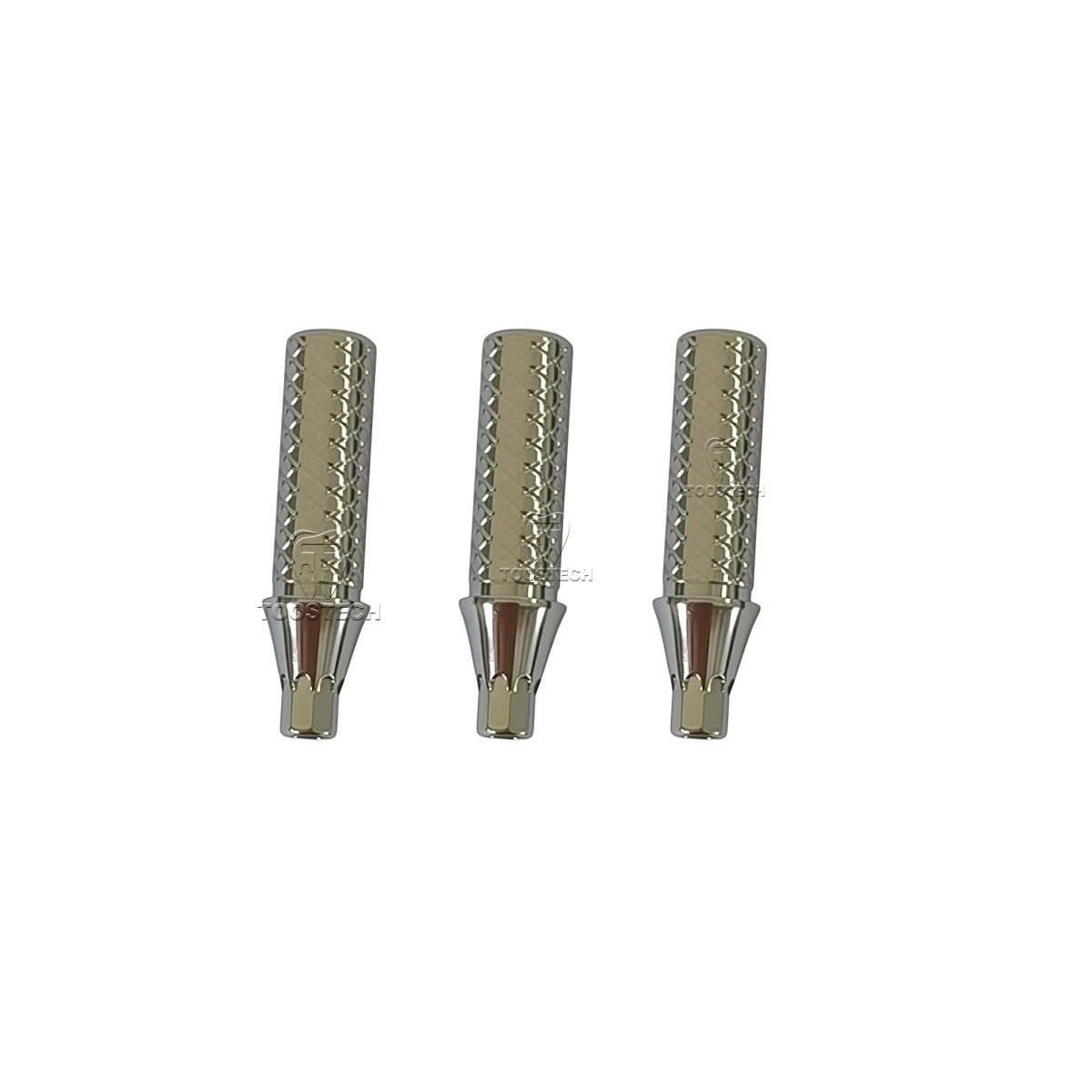 5Pcs Megagen Blue diamond Fit Analog Impression Open Tray Healing abutment RC NC