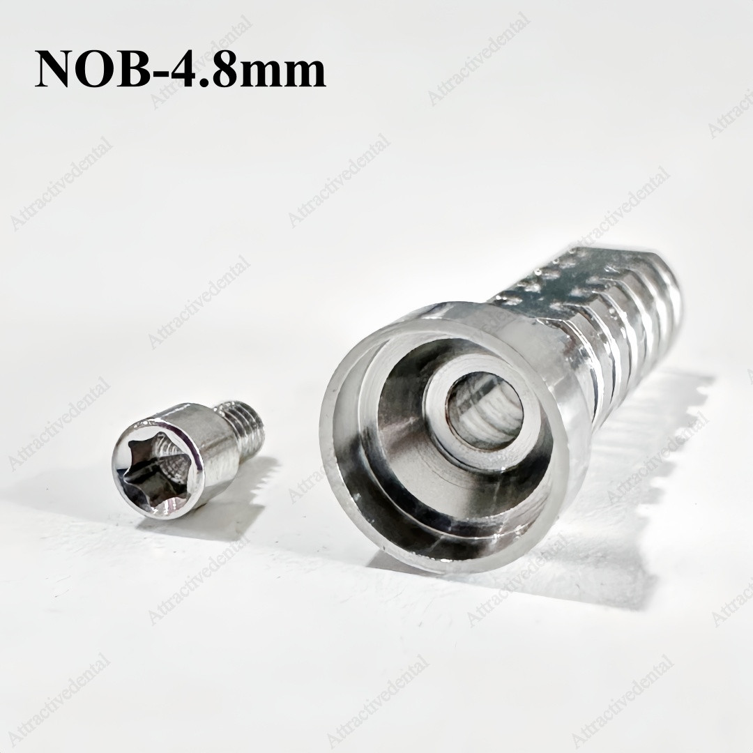 20Pcs Titanium Temporary Cylinder MU Sleeve Multi Unit Abutment Fit OSS/ITI/NOB