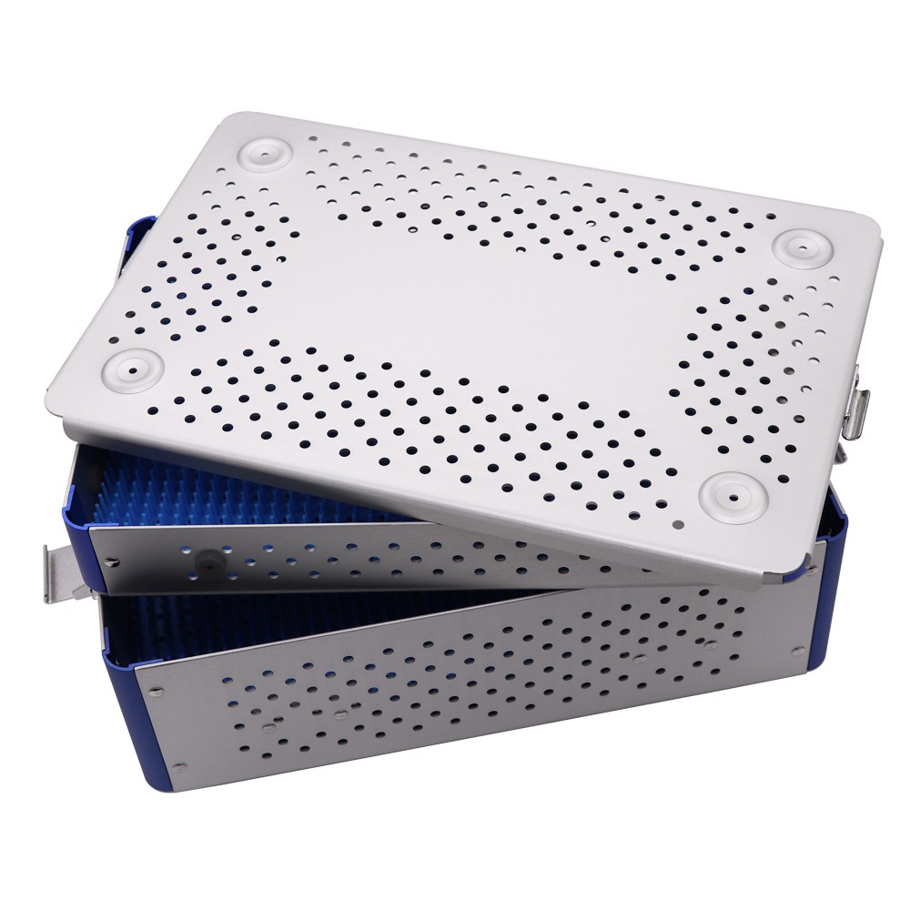 Double layer sterilization tray case box300*200*90mm surgical instrument NEW-USA