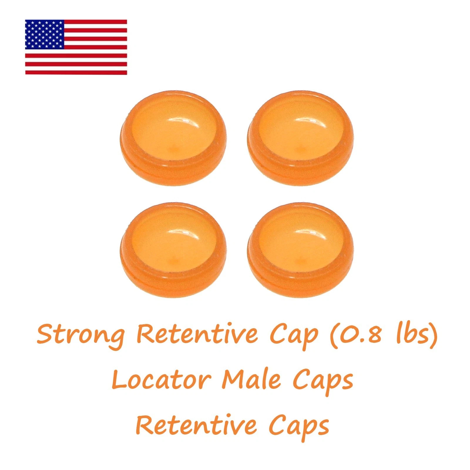 US 5/10Pcs Dental Overdenture Retention Caps for Locator Abutment