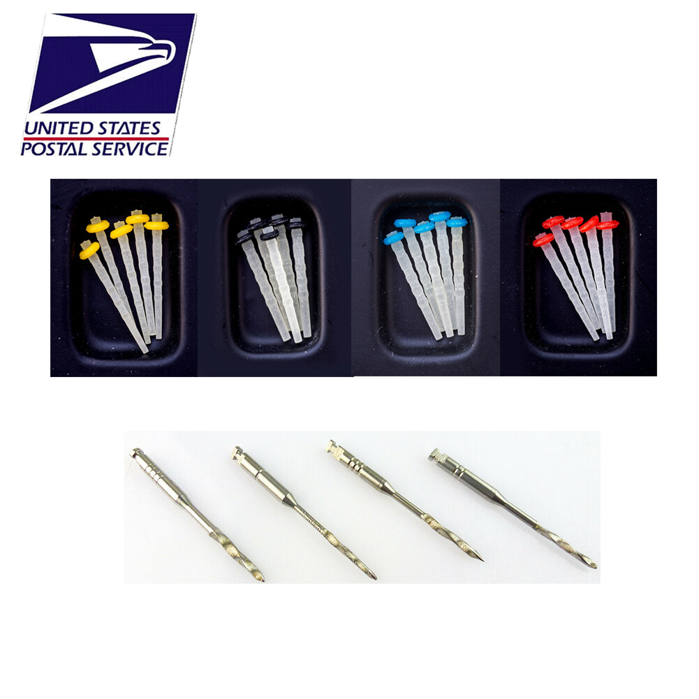 1Pack Dental Fibre Post and Core Screw Quartz Endodontic 4 Drills Easyinsmile