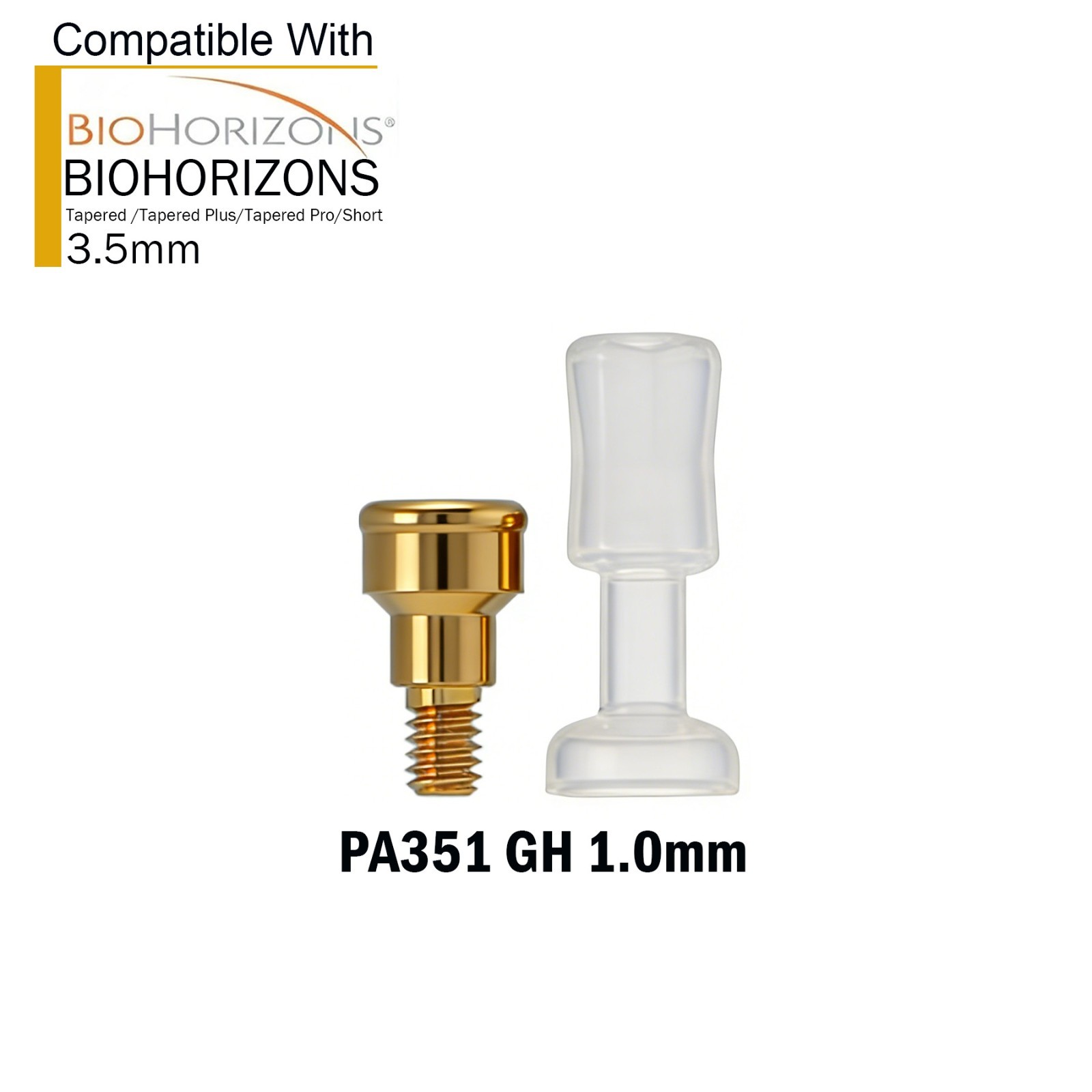 US Dental Locator Abutment BioHorizons Tapered/Pro/Plus/Short 3.5 Platform