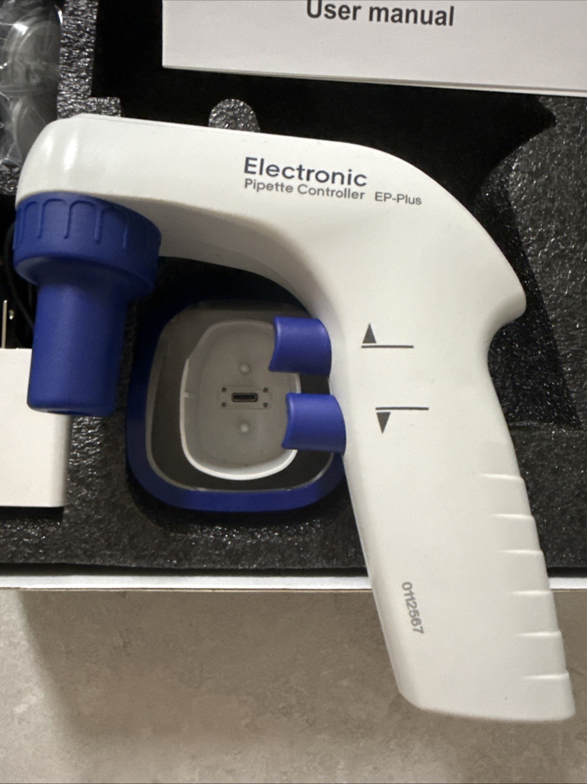 Electronic Pipette Controller 0.1-100ml Adjustable Speed Lab Liquid Transfer
