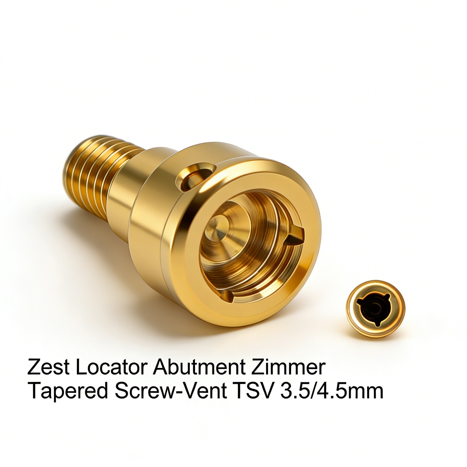 Titanium Dental locator Attachment abutment for Zimmer TSV Inter Hex 3.5/4.5mm