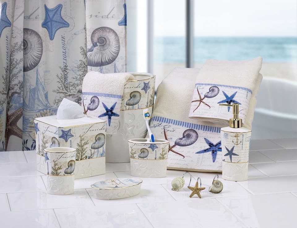Avanti Linens – Lotion Pump/Soap Dispenser Guest Bathroom Essentials Nautical
