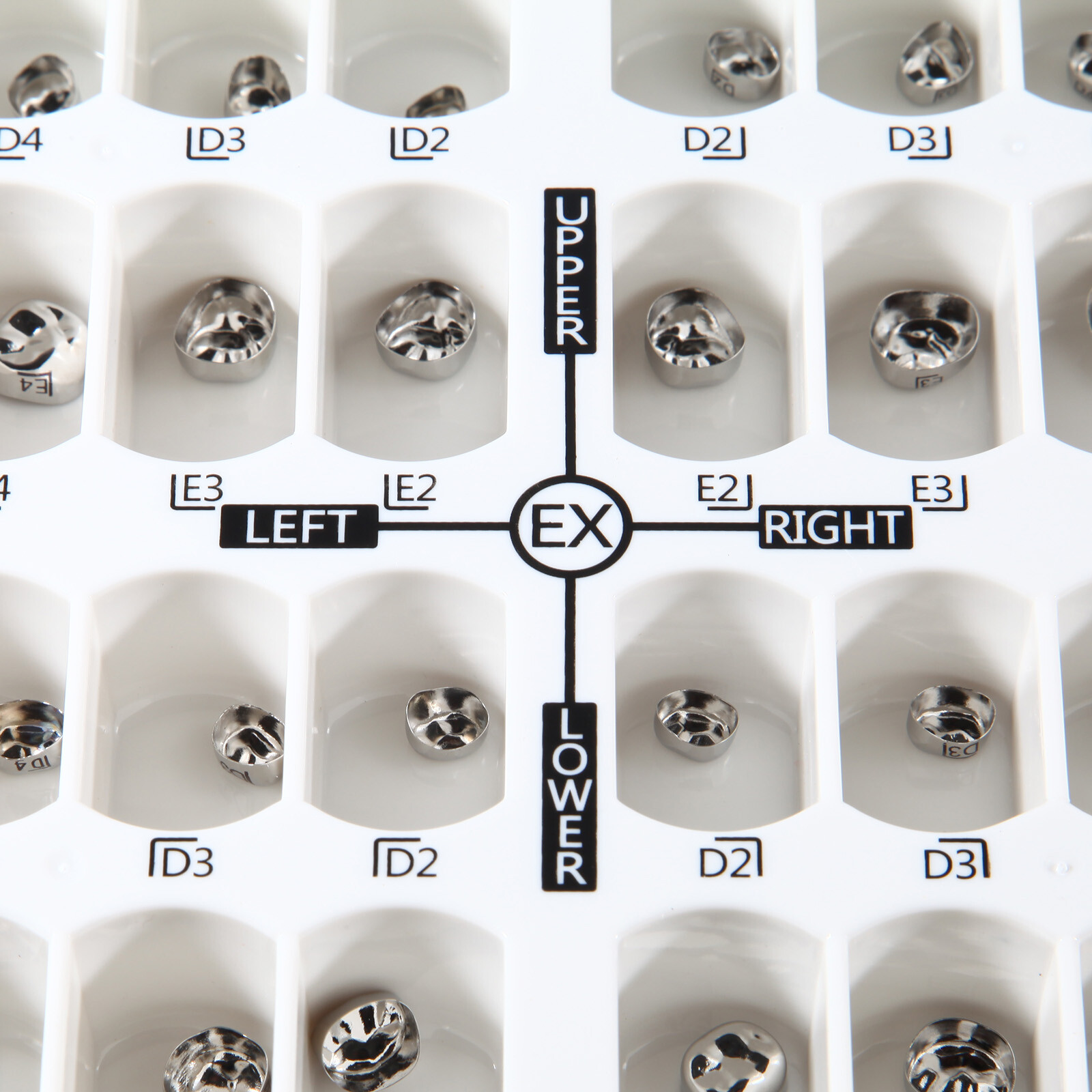 Dental Kid Primary Molar Crown Stainless Steel Pediatric Preformed 48 Size USA