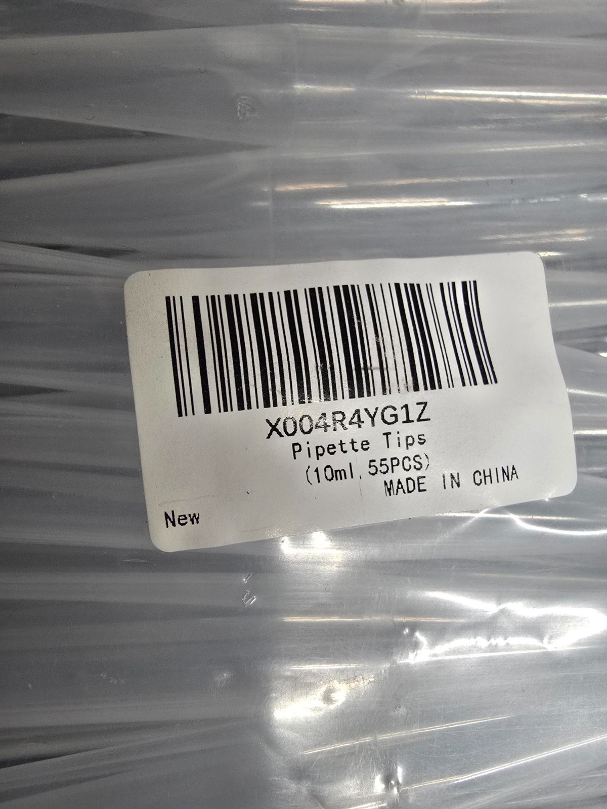 50 1-10 ml pipette tips for adjustable volume pipette. New in bag.