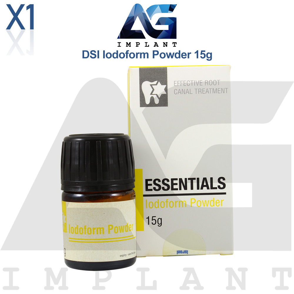 I0dof0rm Powder 15g Effective Infected Canals Treatment Dental Endo Light Yellow
