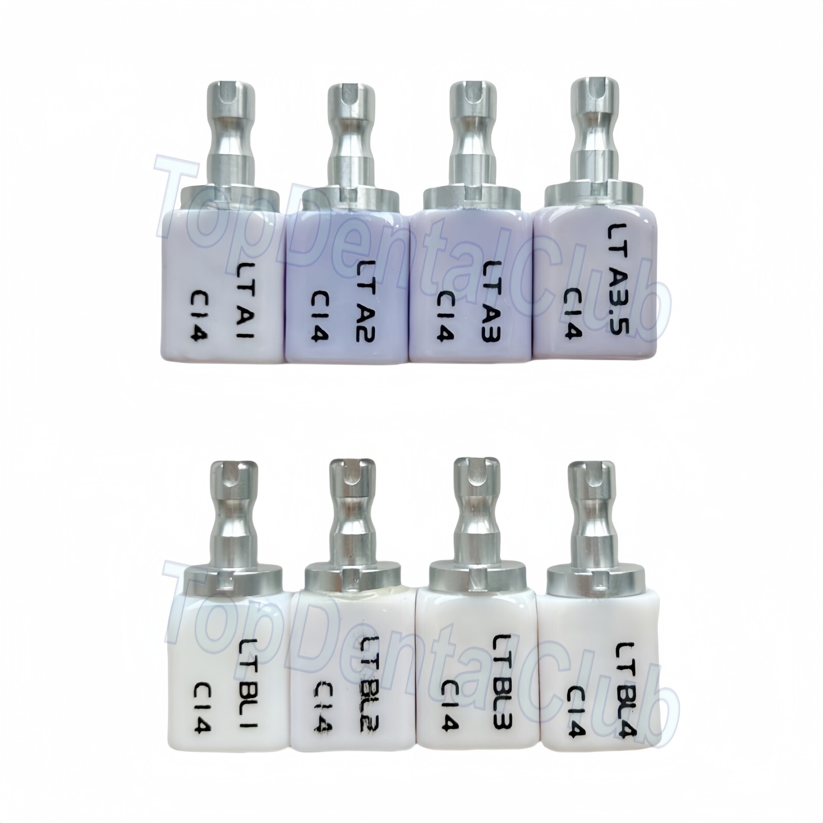 HT LT C14 Dental Glass Ceramic Lithium Dislicate Blocks Cerec Emax CAD CAM