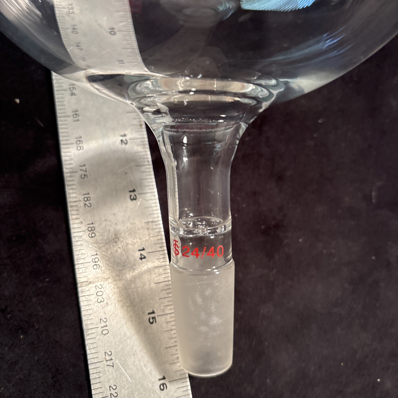 Laboratory Glass Chromatography Reservoir Capacity Flask 2000ml Unused Freeship!
