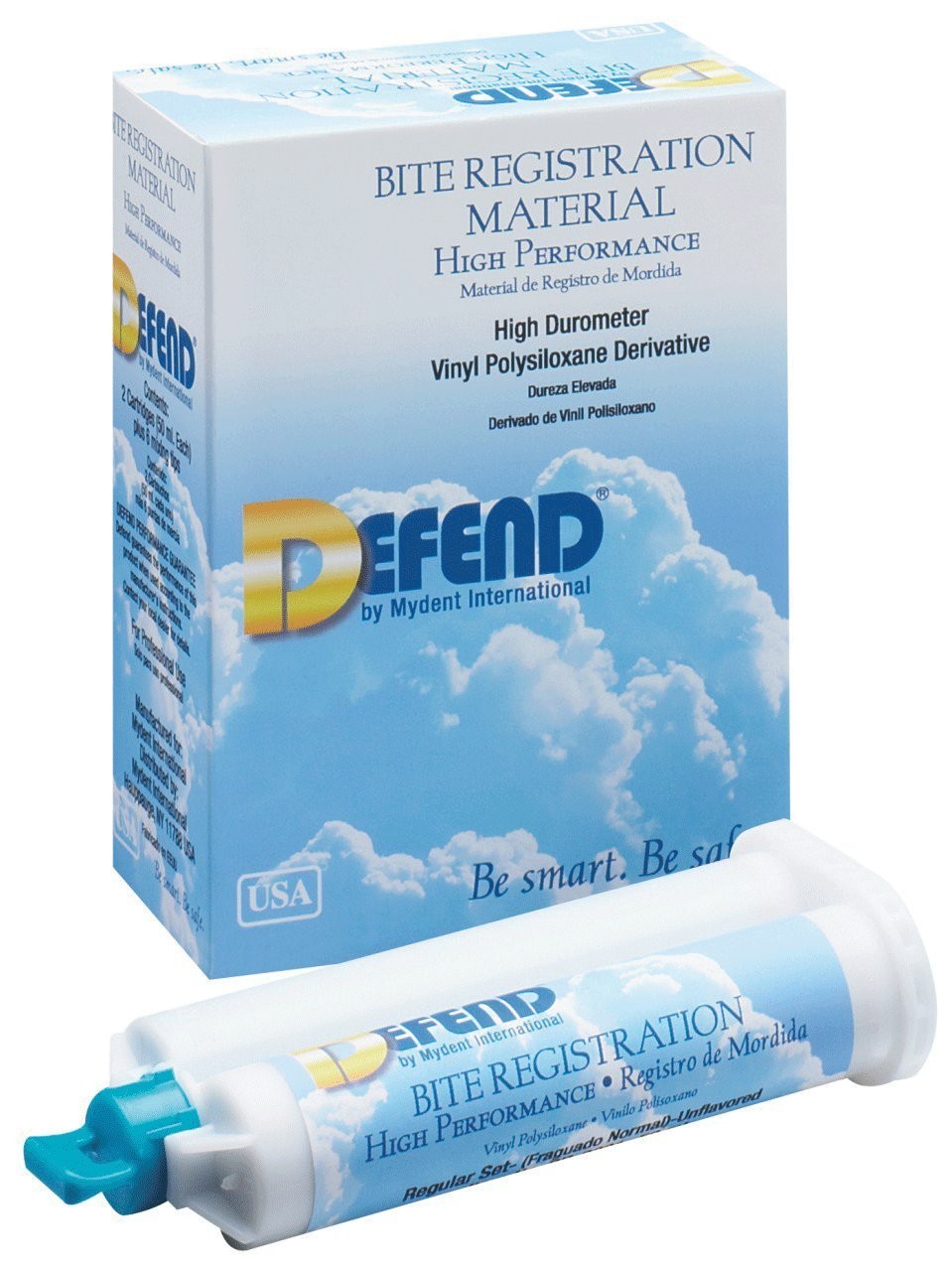 Mydent BR9001 Defend Bite Registration Material Unflavored Regular Set 2/Pk 50mL