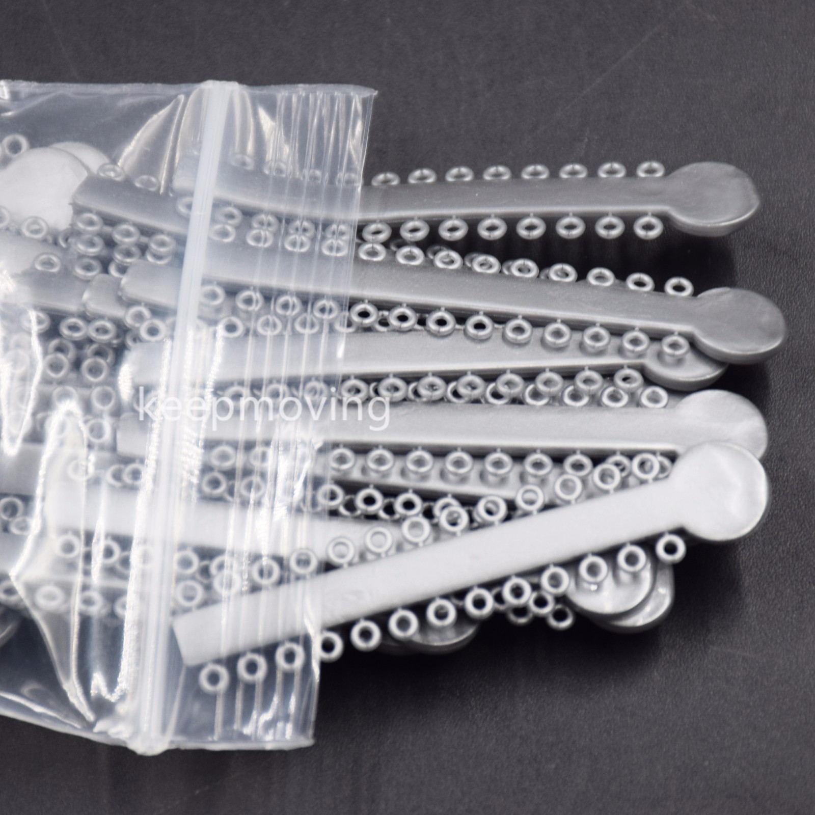 1040 Dental Orthodontic Ligature Ties Elastic Rubber Band Elastomeric Ligaduras