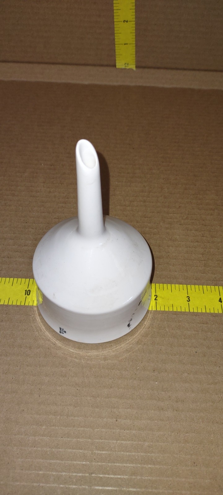 Vintage Coors Porcelain Perforated Buchner Funnel In Great Condition Made In USA