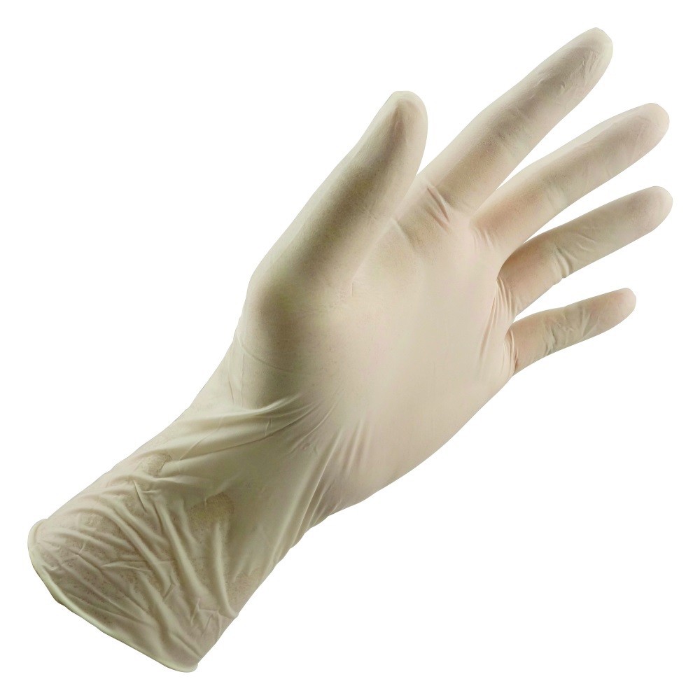 Latex Disposable Gloves Powder Free Textured Plain Cleaning Automotive – 4 Sizes