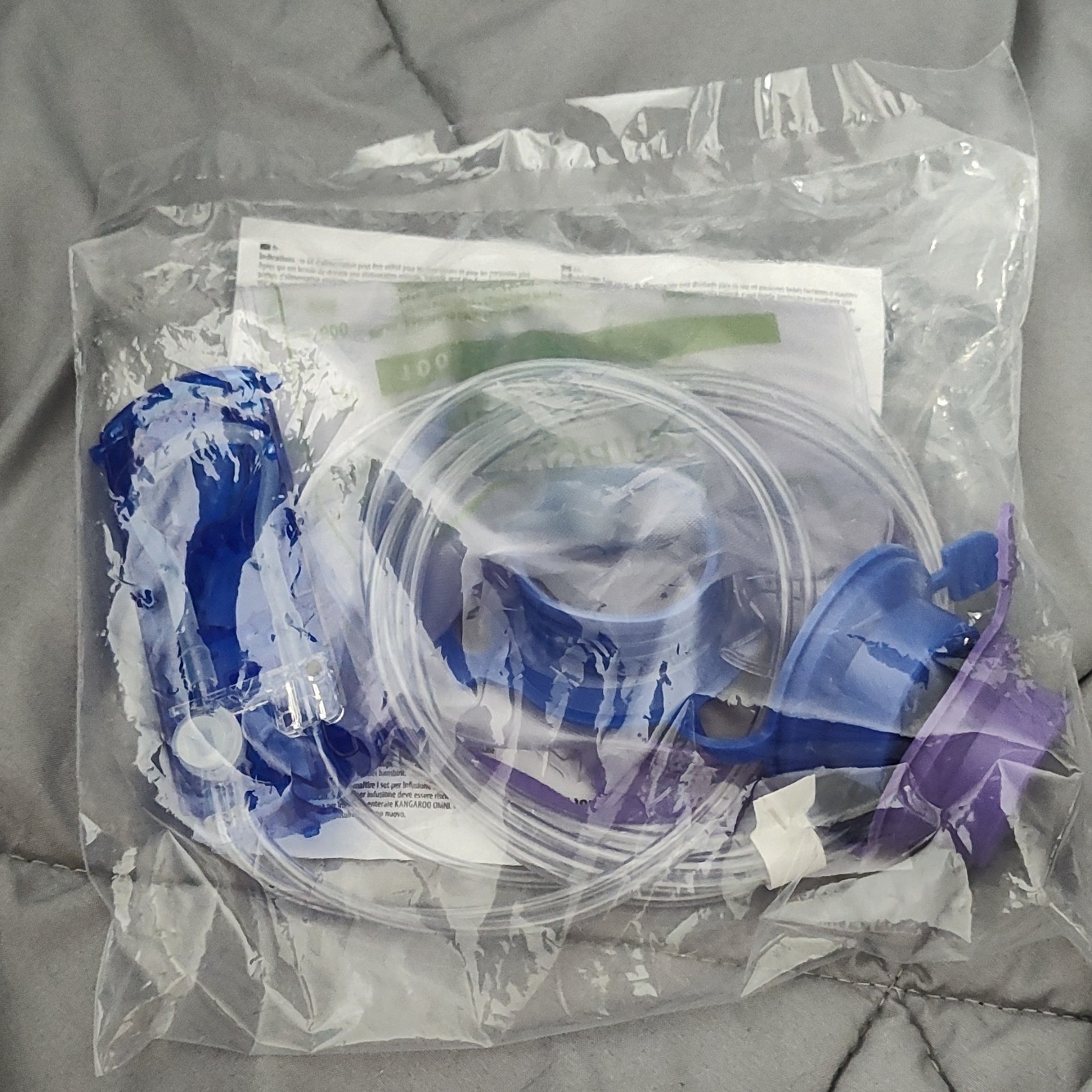 Cardinal Health Kangaroo Omni Feeding Set with Flush Bag 1000 mL