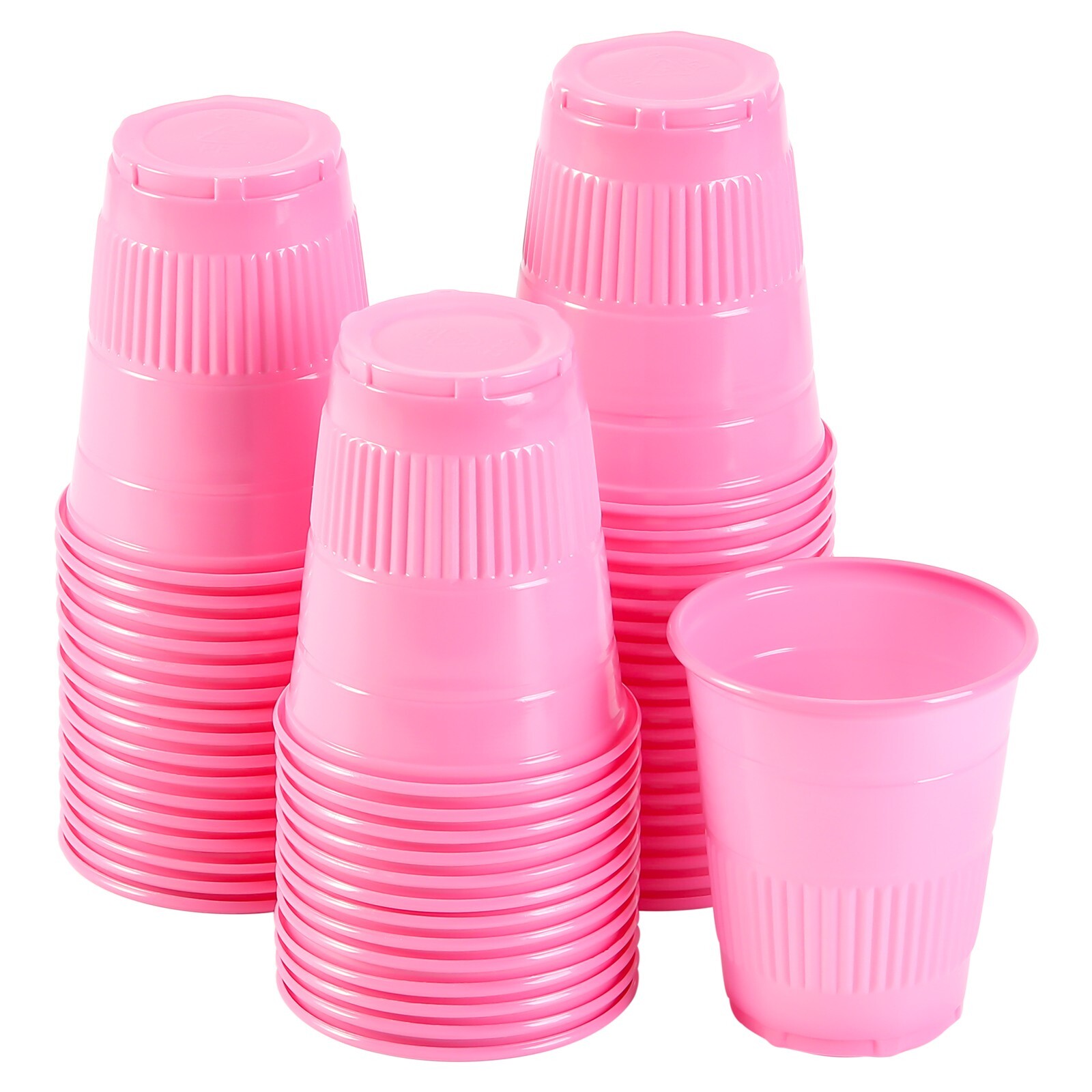 JMU Disposable Plastic Cups 5OZ Colorful Plastic Dental Rinse Cups 1000PCS