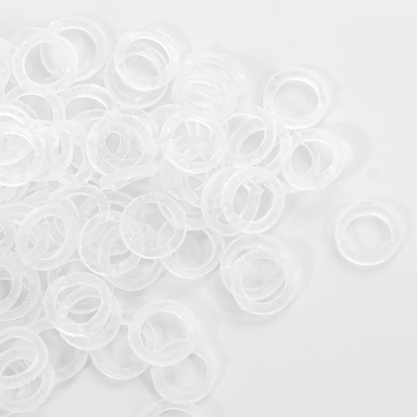 Dental Orthodontic Intraoral Elastic Latex Free Clear Bands Braces Made In USA